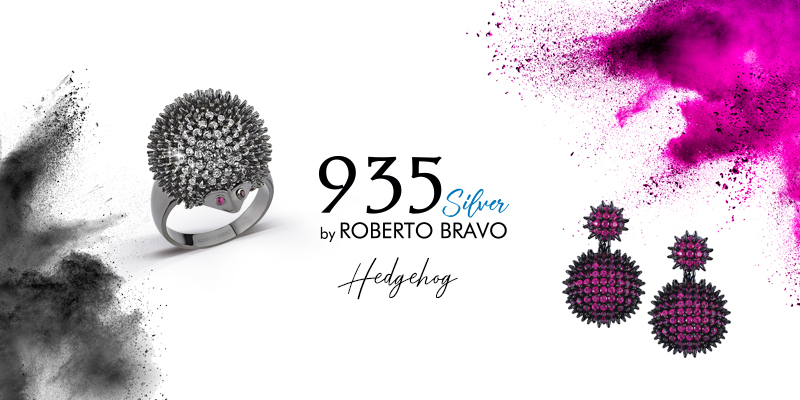 Roberto Bravo Gümüş Hedgehog Koleksiyon Ürünleri